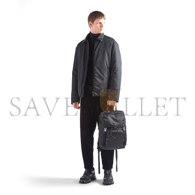 PRADA RE-NYLON AND SAFFIANO LEATHER BACKPACK 2VZ135 (45*27*17cm) 